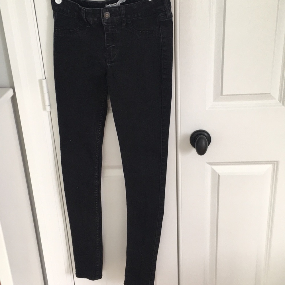 Hollister Super Skinny Black Jeans
